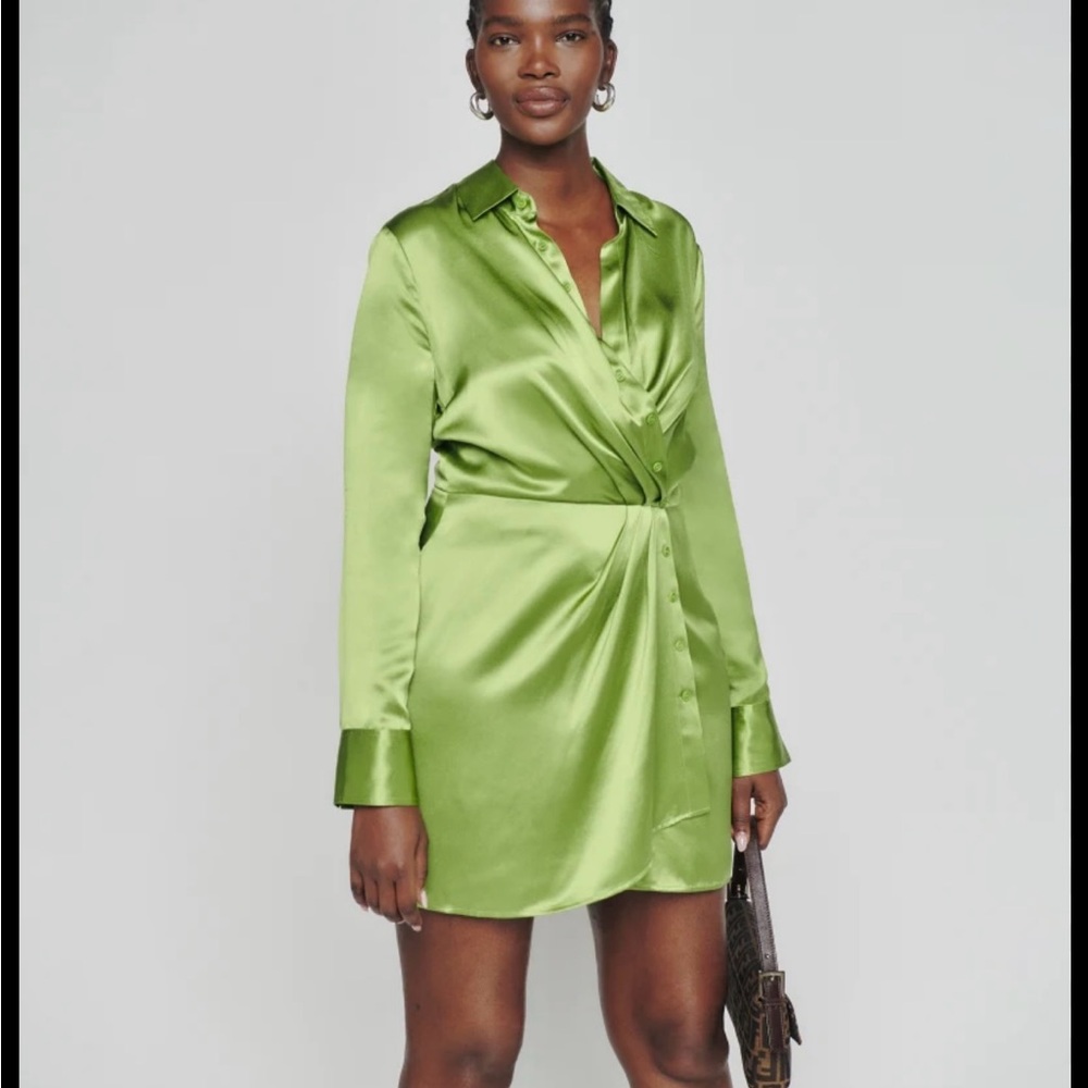 Reformation Alaine Silk Dress - Picture 2 of 2
